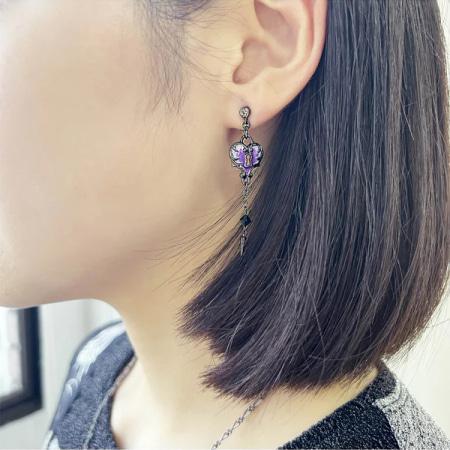 【送料無料】【ラッピング無料】アナスイ ANNASUI ピアス バタフライ鍵モチーフ_3