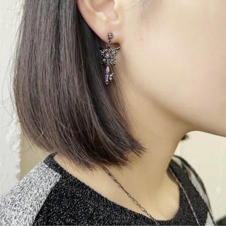 【送料無料】【ラッピング無料】アナスイ ANNASUI ピアス バタフライ鍵モチーフ_4