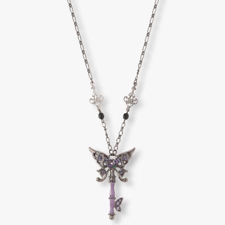 【送料無料】【ラッピング無料】アナスイ ANNASUI ネックレス バタフライ鍵モチーフ_2