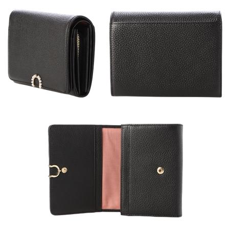 ◆【送料無料】【ラッピング無料】ランバン オン ブルー LANVIN en Bleu 財布 折財布 サンドニ 二つ折り中Lファスナー財布の画像