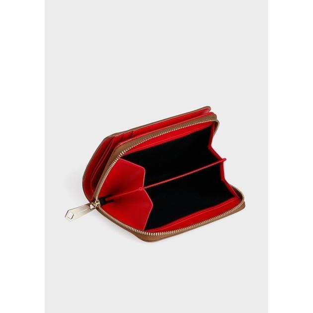 毎回完売 ポールスミス 折財布 ダブルステッチディテール 2つ折り財布 ブラウン Paul Smith 限定セール Asanpardakhtgil Ir
