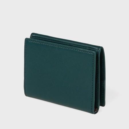 新品☆ポールスミス☆マルチストライプトリムインサイドかぶせ長財布