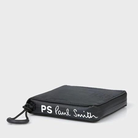 人気デザイナー ポールスミス ブラック 2つ折り財布 ジップファスナー オールオーバーシティ 折財布 Smith Paul その他財布 無料ラッピング 希望する Www Unimeda Lt