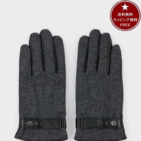当店カスタムオーダー ポールスミス Paul Smith 手袋 ソフトツイード レザーグローブ グレー 在庫あり即納 Www Superavila Com