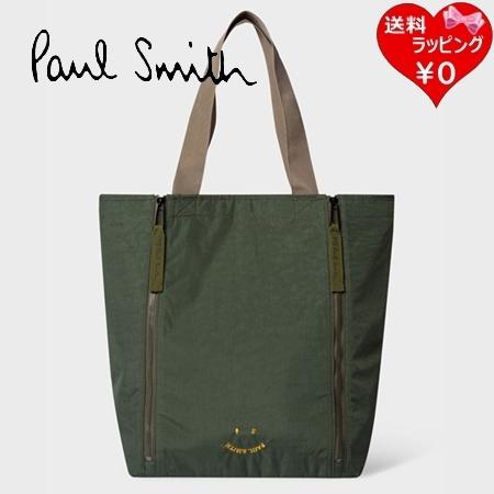 Paul Smith ポールスミス トートバッグ PSハッピーフェイス ナイロン 