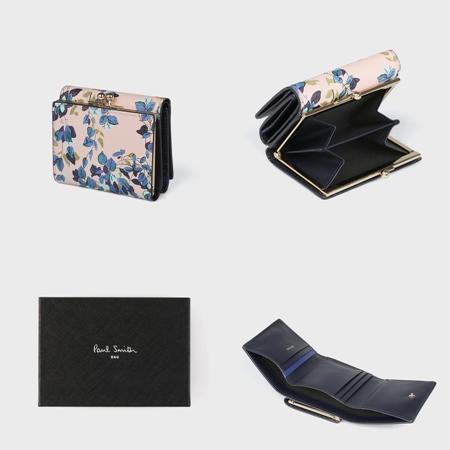 Paul Smith ポールスミス 折財布 レモンツリープリント がま口2