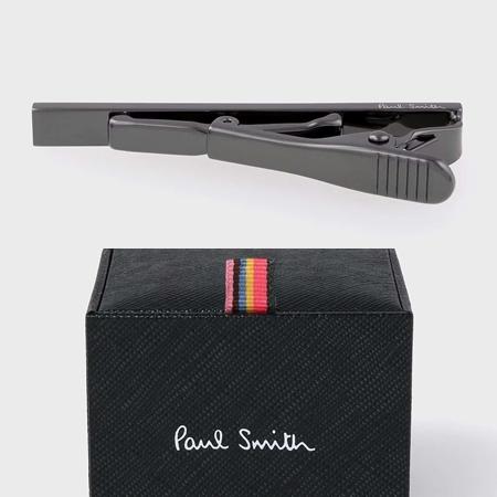 Paul Smith ネクタイピン　シャドーストライプ　美品　タイバー Paul Smith ポール・スミス タイバー シャドーストライプ