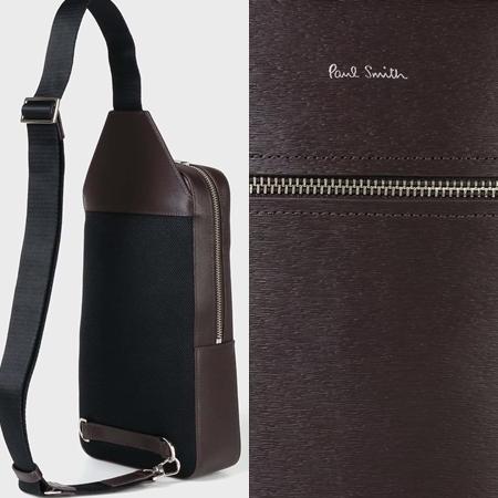 Paul Smith ポールスミス ボディバッグ ストローグレインレザー Paul Smith ポールスミス ボディバッグ ストローグレインレザー