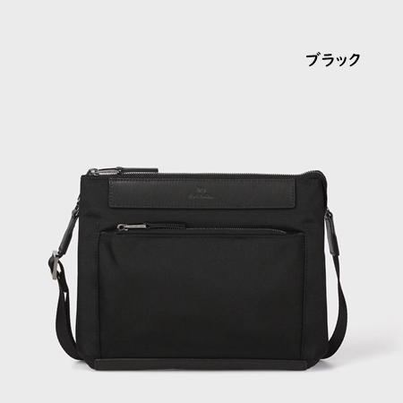 ポールスミス　ブラック ナイロン レザー ショルダーバッグ 楽天市場】Paul Smith ポールスミス2WAY斜め掛けショルダー
