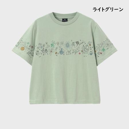ポールスミス Paul Smith Tシャツ ウィメンズ Doodle Art アニマルロゴ 半袖 綿100%の画像