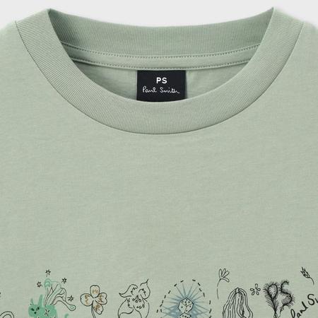 ポールスミス Paul Smith Tシャツ ウィメンズ Doodle Art アニマルロゴ 半袖 綿100%の画像