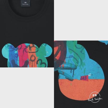 Paul Smith（ポール・スミス） Tシャツ Graffiti Bear 半袖 綿100