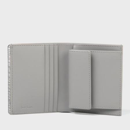 ポールスミス Paul Smith 財布 折財布 メタルシャドーストライプミニ財布の画像