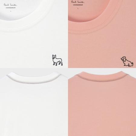 ポールスミス Paul Smith Tシャツ Dog Embroidery 半袖Tシャツ 綿100