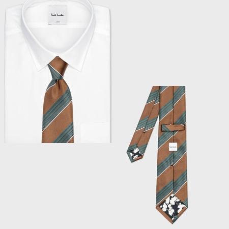 Paul Smith（ポール・スミス） ネクタイ Fine Stripe レジメンタルタイ