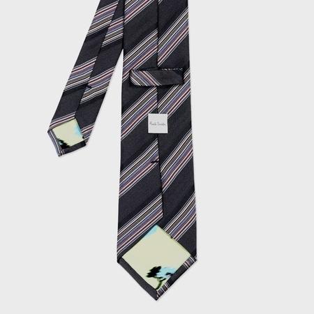 ポールスミス Paul Smith ネクタイ マルチカラー レジメンタルタイ 日本製 シルク100%の画像
