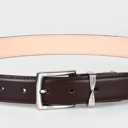 Paul Smith（ポール・スミス） ベルト ツイストループロゴ レザー