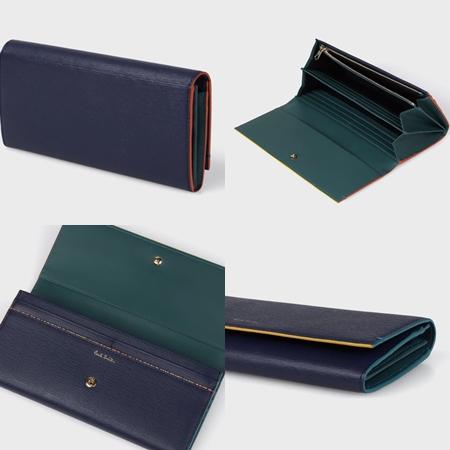 Paul Smith（ポール・スミス） 財布 カラードエッジ 長財布 : Clover