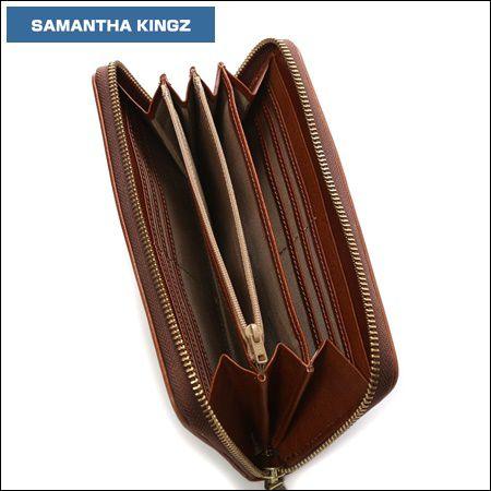 返品送料無料 サマンサキングズ キングズブレインウォレット ラウンド長財布 ネイビー Samantha Kingz ラッピング無料 オンラインストア限定 Www Yalaphone Com