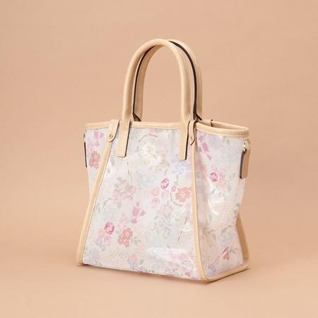 サマンサタバサ トートバッグ オリジナルフラワー チュールトート