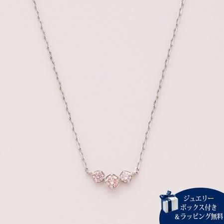 サマンサティアラ Samantha Tiara ネックレス ラボグロウンダイヤモンド 3石ネックレス K10 WG｜clover-leaf