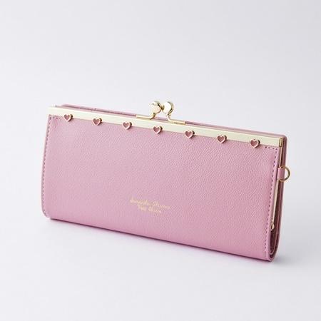 サマンサタバサ 長財布　ハートモチーフ口金長財布　ピンク SamanthaThavasaPetitChoice