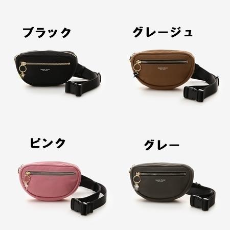サマンサタバサプチチョイス Samantha Thavasa Petit Choice ボディバッグ シンプルロゴナイロンウエストポーチ サマンサタバサプチチョイス Thavasa Petit Choice