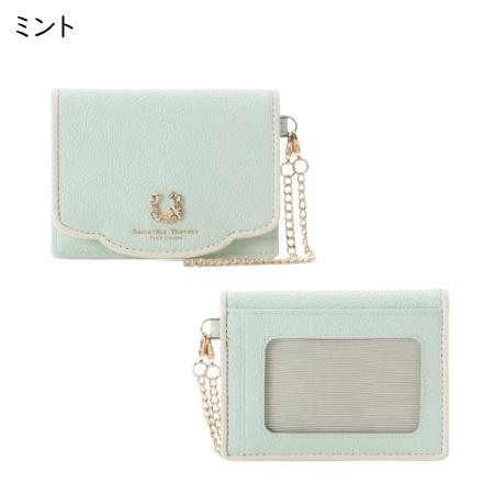 サマンサタバサプチチョイス Samantha Thavasa Petit Choice パスケース フープラインビジュー 馬蹄 定期 レディース_9