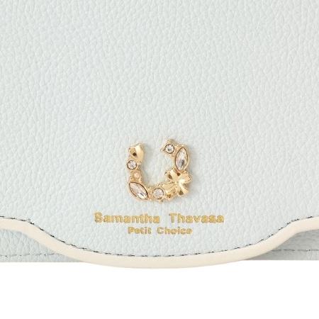 サマンサタバサプチチョイス Samantha Thavasa Petit Choice パスケース フープラインビジュー 馬蹄 定期 レディース_12