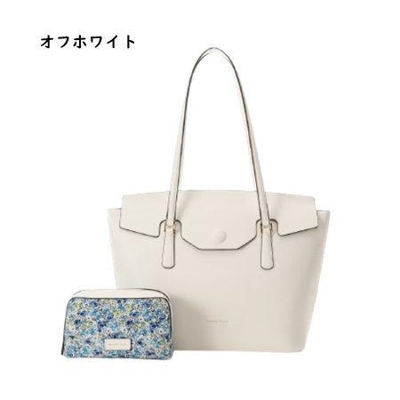 サマンサタバサ Samantha Thavasa トートバッグ 花柄ポーチ付き A4対応 通勤 通学  レディースの画像