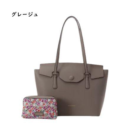 サマンサタバサ Samantha Thavasa トートバッグ 花柄ポーチ付き A4対応 通勤 通学  レディースの画像