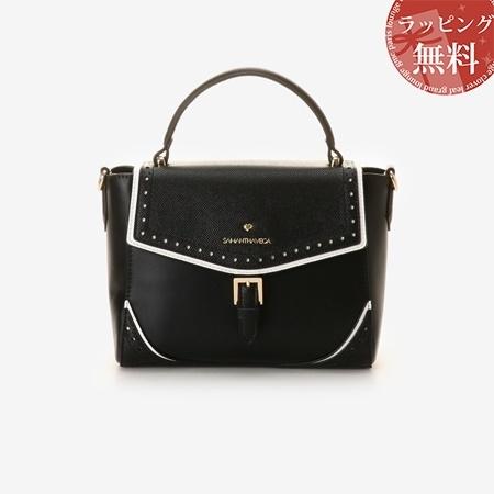 新しいプレセール サマンサタバサ サマンサベガ Samantha Vega ショルダーバッグ パンチングショルダーバッグ ブラック 買取店舗 Superavila Com