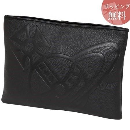 21年激安 ヴィヴィアンウエストウッド 新品 正規品 送料無料 バッグ 財布 ヴィヴィアン バッグ Westwood Vivienne ブラック ハミルトン メンズ クラッチバッグ バッグ