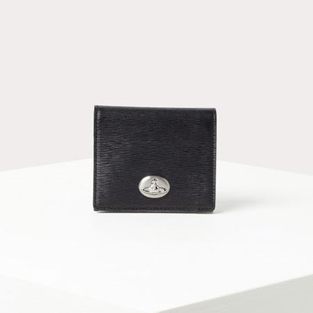ヴィヴィアンウエストウッド 折財布　NEW　ADVAN　二つ折り財布　ブラック Vivienne Westwood｜clover-leaf