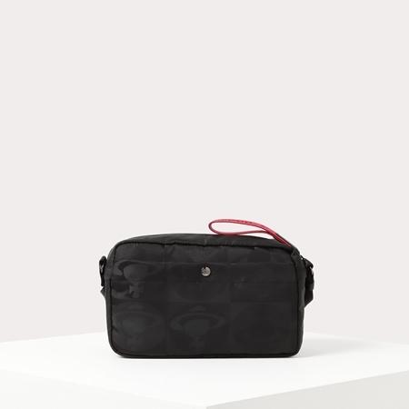 ヴィヴィアンウエストウッド Vivienne Westwood チェッカーORB ショルダーバッグ ブラック｜clover-leaf｜02