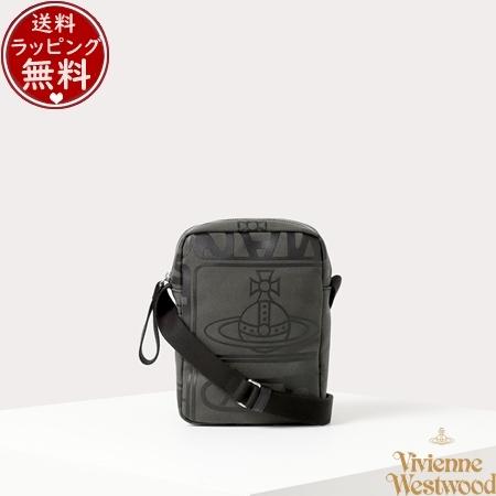 ヴィヴィアンウエストウッド Vivienne Westwood バッグ タグ メンズショルダーバッグ グレー