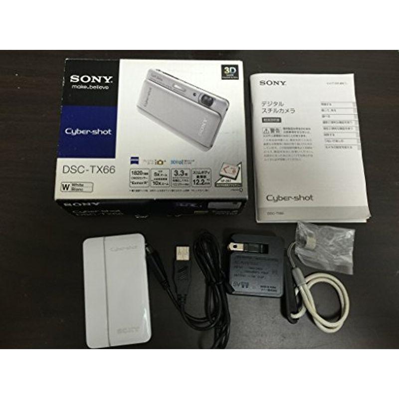 新品未使用 ソニー SONY Cyber-shot TX66 (1820万 光学x5) ホワイト