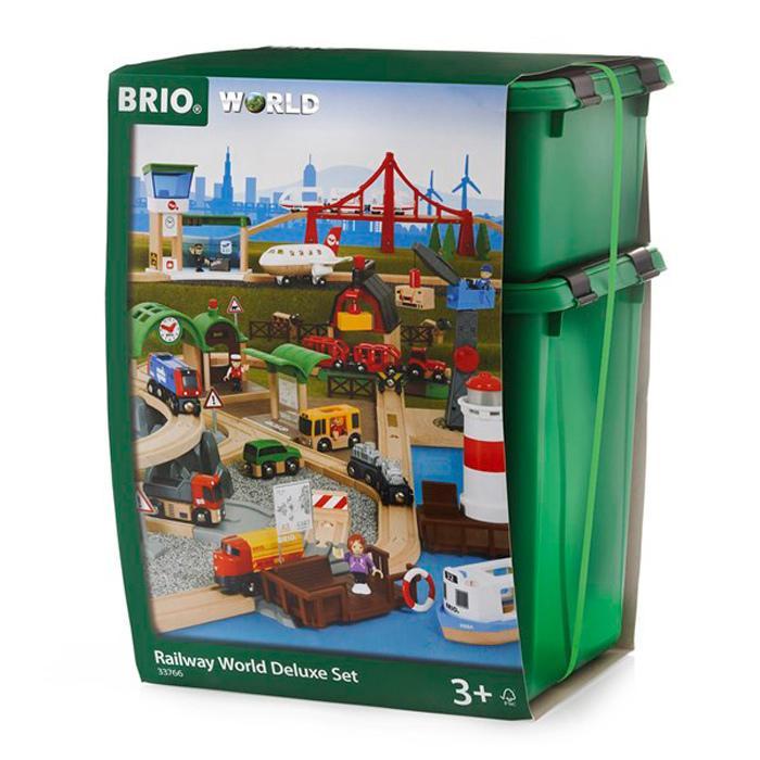 BRIO（ブリオ） おもちゃ BRIO RAILWAY WORLD DELUXE SET 33766