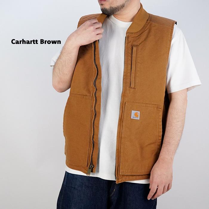 Carhartt カーハート リブカラー ワークベスト CARHARTT LOOSE Carhartt カーハート リブカラー ワークベスト CARHARTT LOOSE