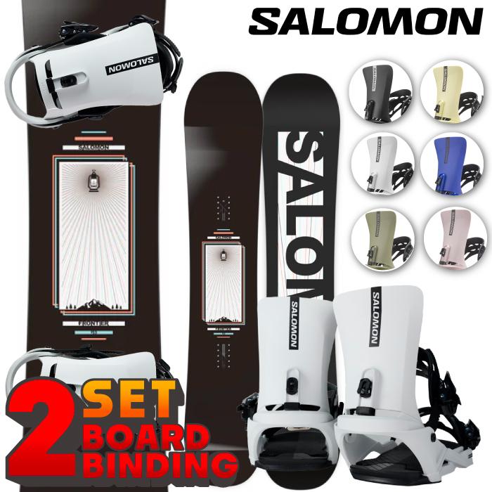 サロモン ボード × ビンディング 2点セット 2024 SALOMON FRONTIER 