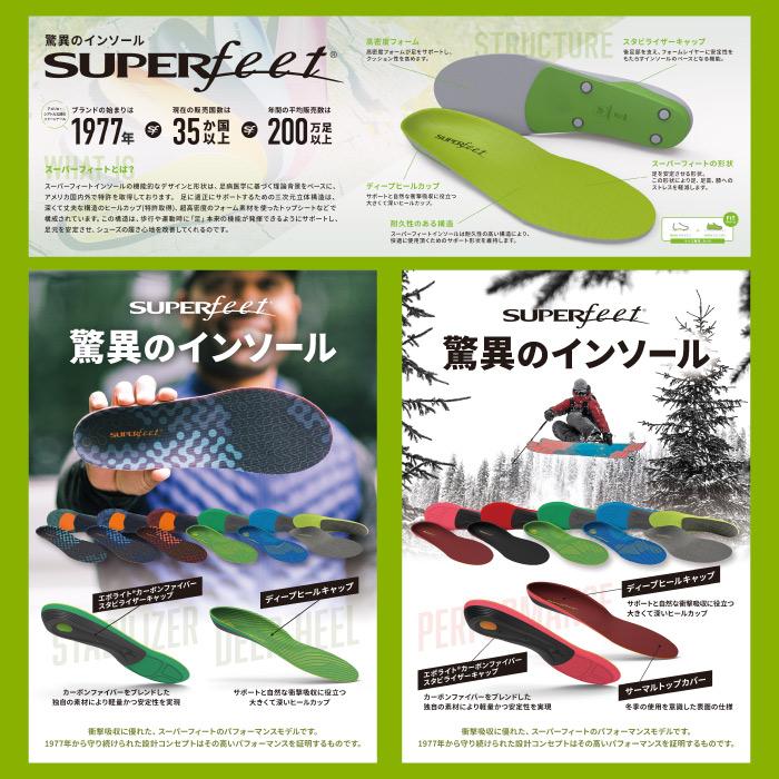 スーパーフィート インソール SUPERFEET All-Purpose Support High Arch Green グリーン スポーツ 作業靴 スノーボード ランニング 登山 中敷 日本正規品｜clover-sports-outdoo｜10