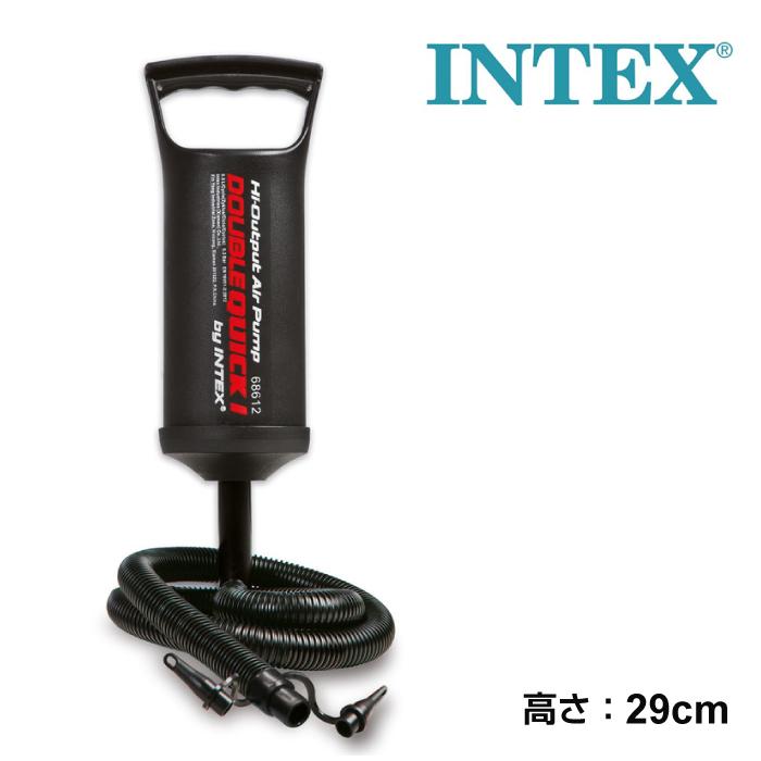 INTEX インテックス ダブルクイックハンドポンプS U-68612 空気入れ