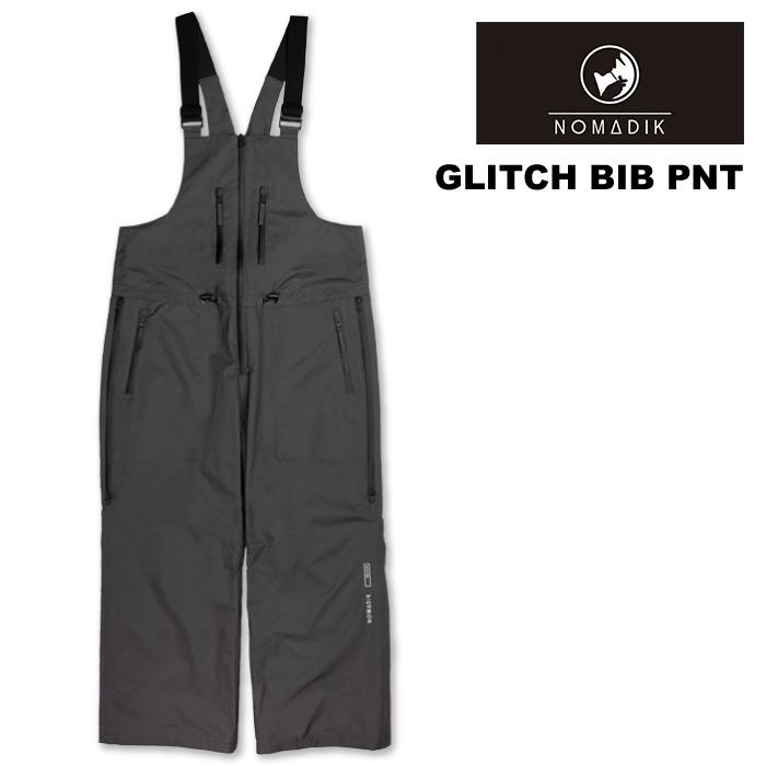 スノーボード NOMADIK GLITCH BIB PNT ノマディック NOMADIK GLITCH BIB PANTS メンズ ビブパンツ