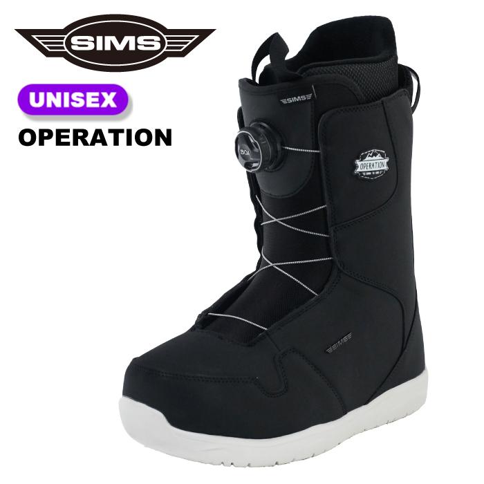 シムスSIMSオペレーションスノーボード ブーツ 26cm SIMS 日本正規品 スノーボード ブーツ シムス SIMS OPERATION Black