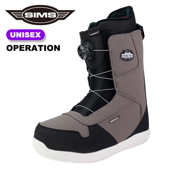 シムスSIMSオペレーションスノーボード ブーツ 26cm SIMS 日本正規品 スノーボード ブーツ シムス SIMS OPERATION Tan