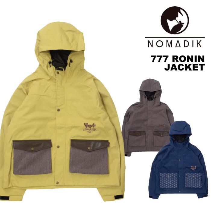 日本正規品 スノーボード ウェア ノマディック NOMADIK 777 RONIN