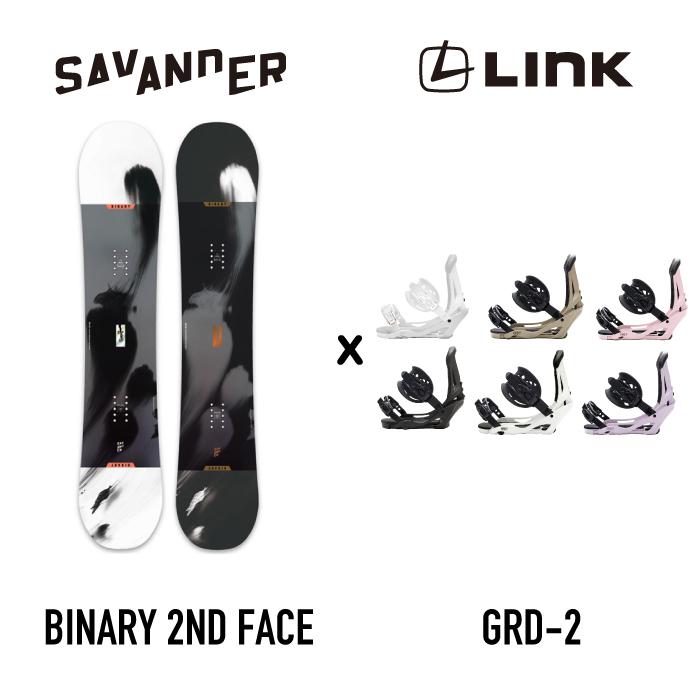 SAVANDER×NATURE　バインディング付スノーボードセット　サバンダー SAVANDER×NATURE バインディング付スノーボードセット