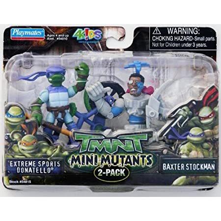 高級素材使用ブランド TMNT Mini Mutants 2 pk - Extreme Sports Donatello & Baxter Stockman Figure 送料無料 その他