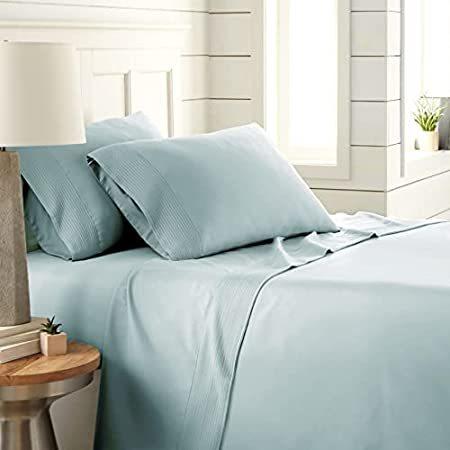 New限定品 Southshore Fine Asp Plt Blu送料無料 ブルー King California プリーツ入りシーツセット 深いマチ付き Linens その他映画グッズ Folliq4 Com
