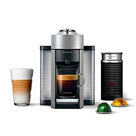 【内祝い】 Evoluo Vertuo Nespresso Coffee De'Lo送料無料 by Aeroccino with Machine Espresso and その他アウトドアウエア
